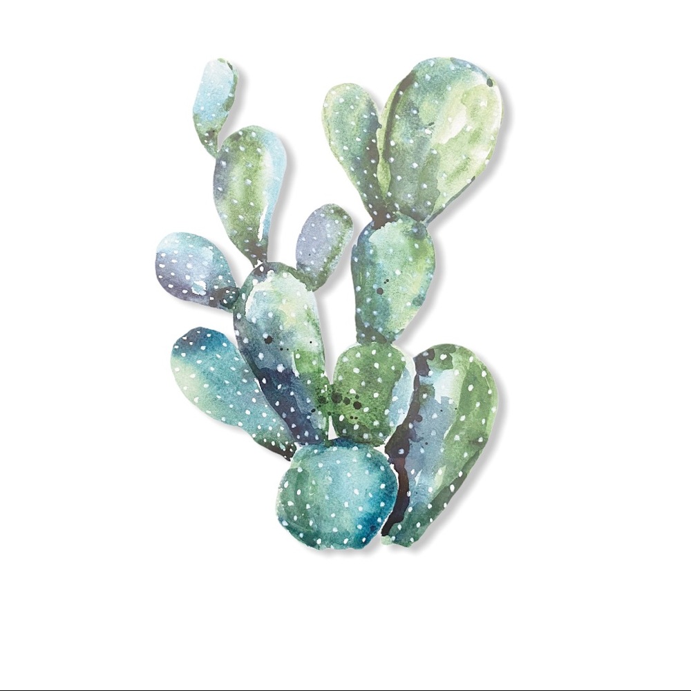 Wall Art Watercolor Cactus Print 11 X 14 S…